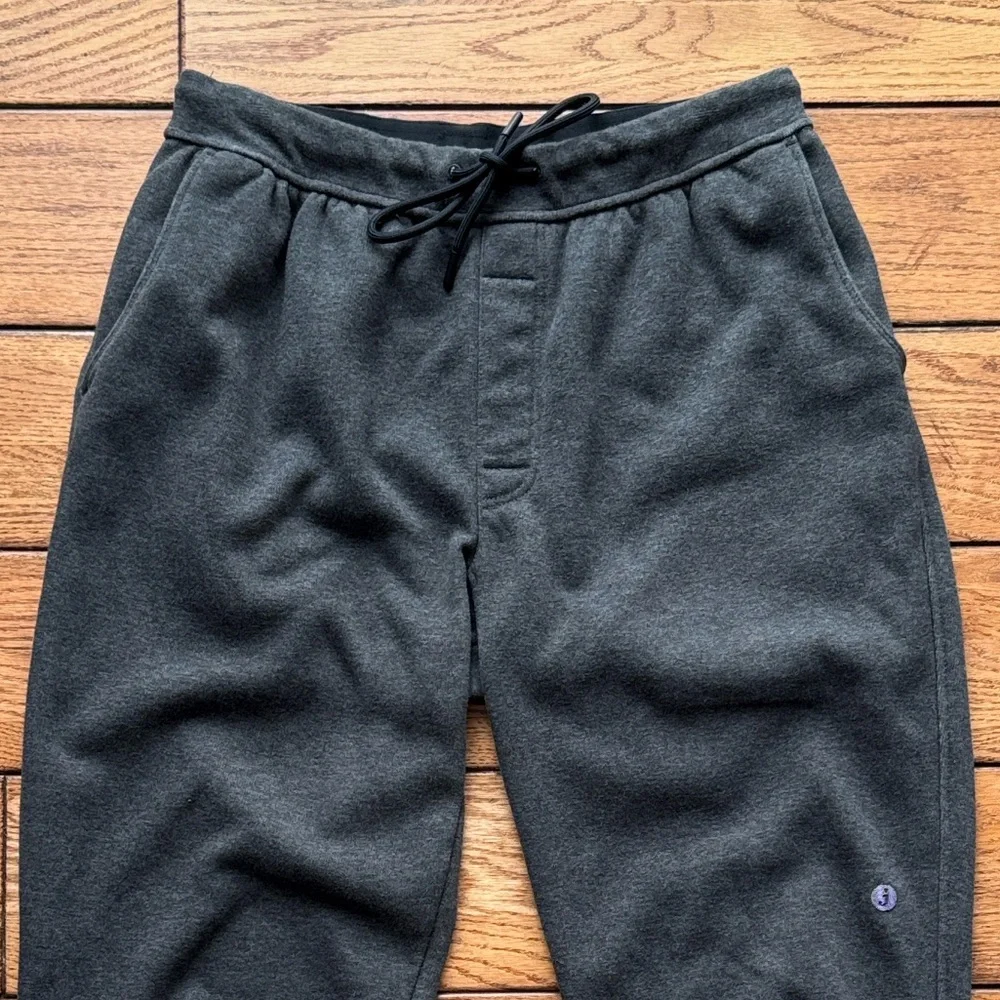 Jamby's Men's Small Heavyweight‎ Drawstring Jogger Pants Fleece Lined 27